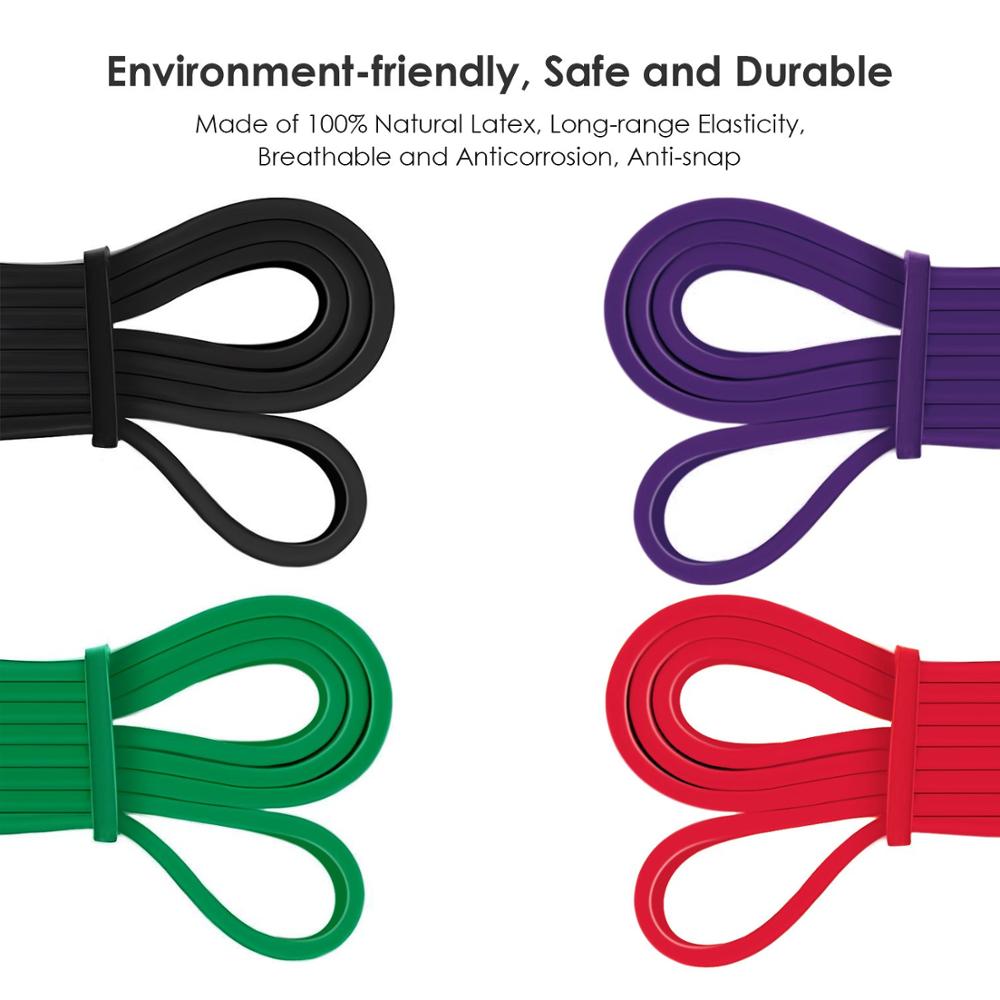 208cm Pull Up Assist Bands Exercise Resistance Bands for Fitness Elastic Band Gym Expander Strengthen Trainning Power-lifting