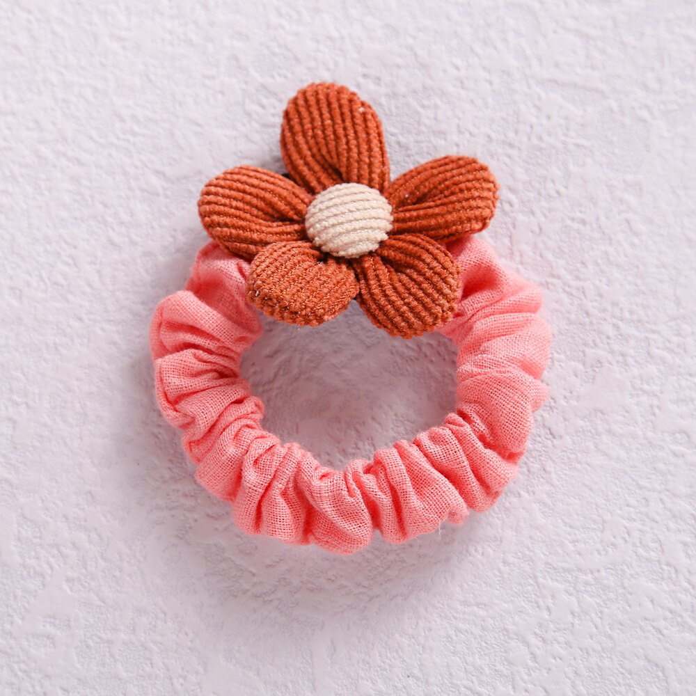 Baby Hair Rubber Bands Flower Girls Ponytail Holder Elastic For Children Scrunchie Infant Hair Accessories Korean Style: 13