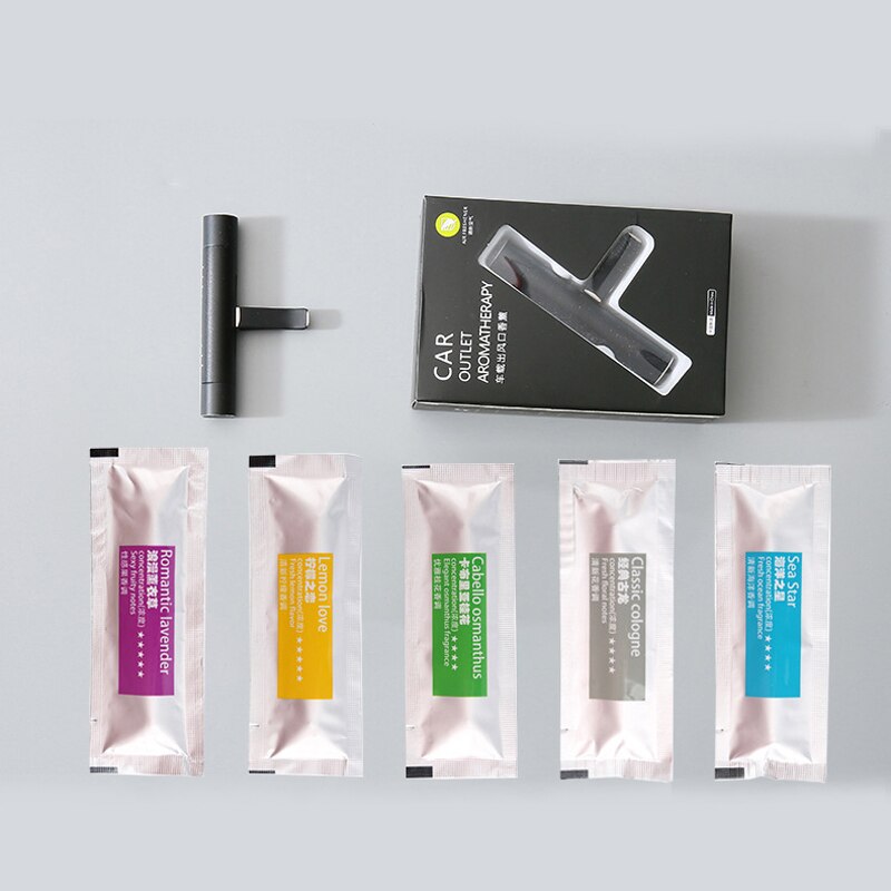 Lot de 2 mini désodorisants pour voiture, parfum pour climatiseur, diffuseur de parfum solide pour voiture