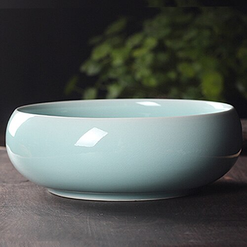Celadon Tee Washset Keramik Tasse Stift Große Tee Waschen Eis Riss Offene Stück Von Wasser Ceremonia Del Te Haushalts Produkte DH50CX: Stil 7