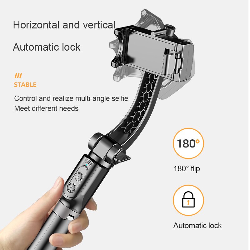 Phone Photo Video Stabilizer Handheld Gimbal Anti-Shake Selfie Stick Bracket Camera Shooting Sssistance Handheld Gimbal