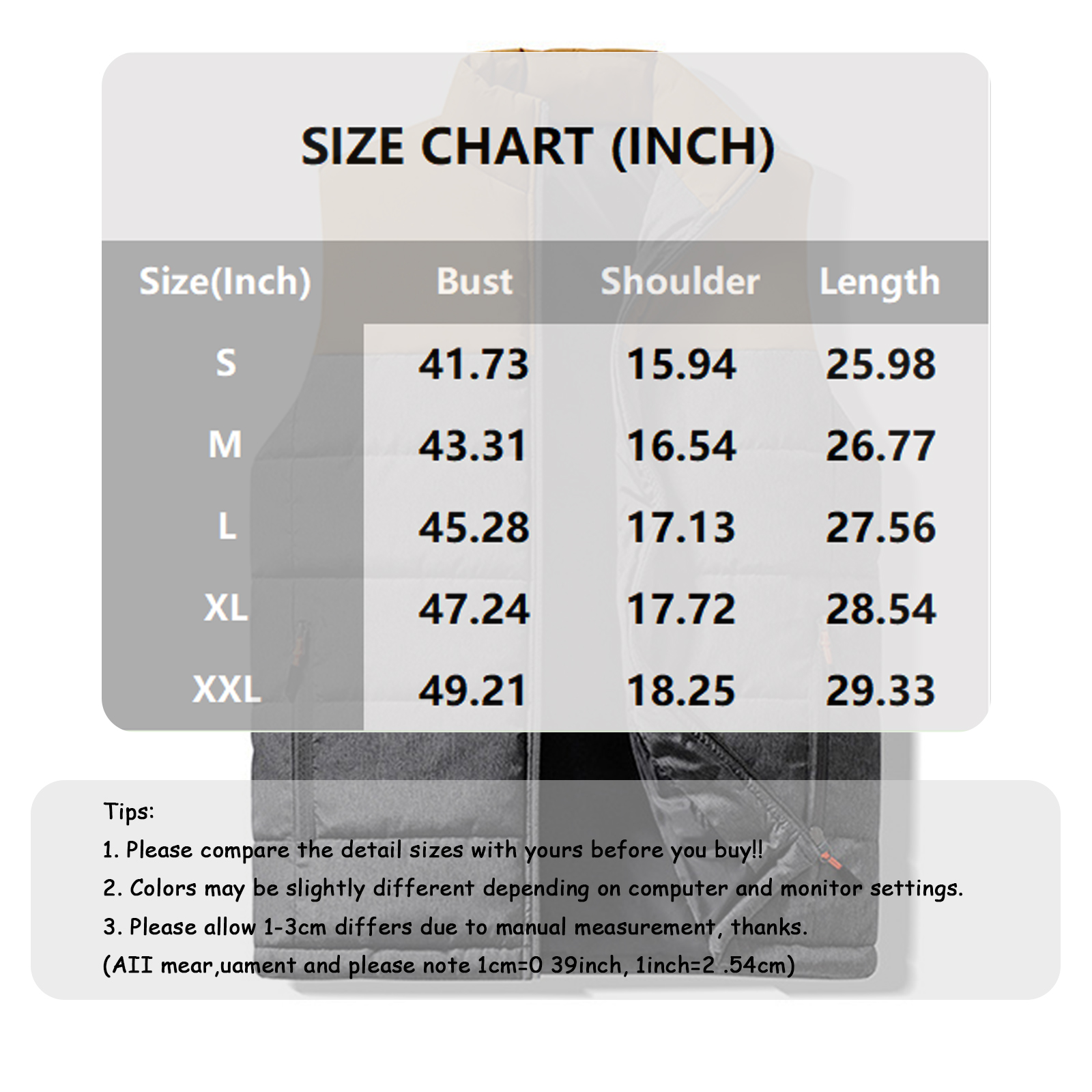 Otoño Invierno chaqueta Casual suelta para hombre sin mangas con cremallera abajo chaleco masculino Color sólido chalecos cálidos abrigos con cuello levantado para hombre