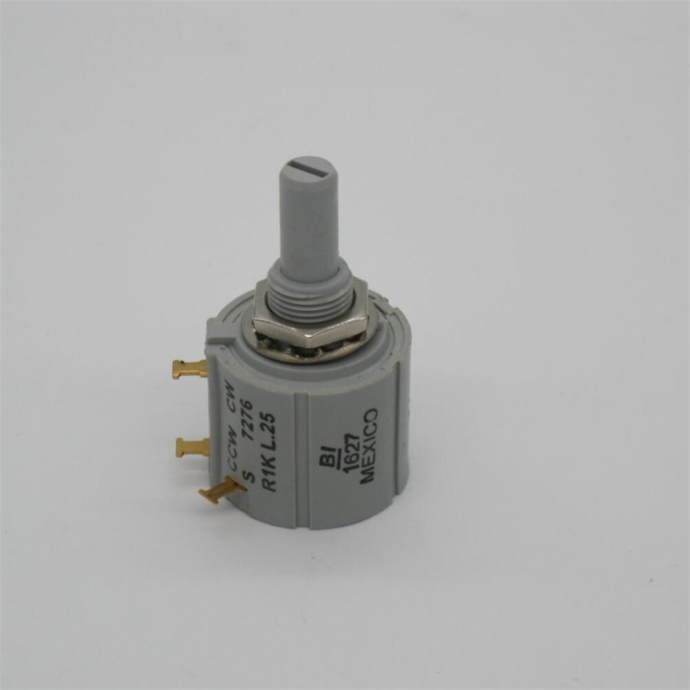 Original Potentiometer, embroidery machine spare parts - CCW CW S 7276 R1K L.25, BI Mexico + Digital knob