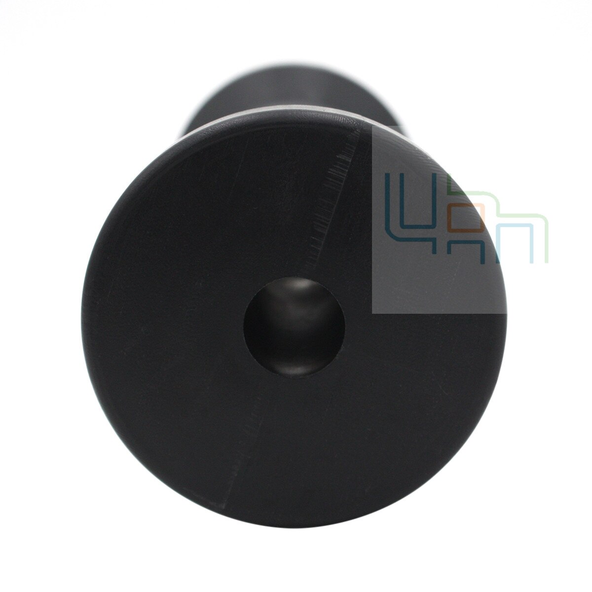 NEGRO GOMA carrete barco remolque 5/8 "agujero tamaño, longitud 8 pulgadas