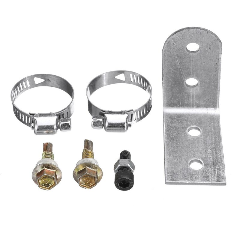 Calefacción estacionaria para vehículos de motor diésel, calentador de aire de 60cm con tubo de escape y silenciador silencioso de 24mm, Kit