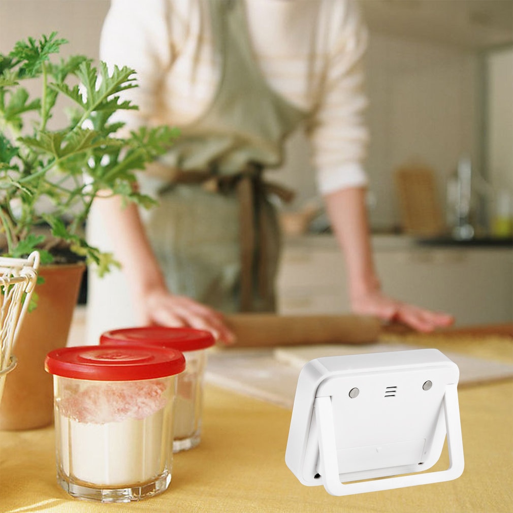 LESHP Kitchen Timer Loud Countdown Timer with Magnetic Large Display Screen Clockwise Function Simple Operation Compact