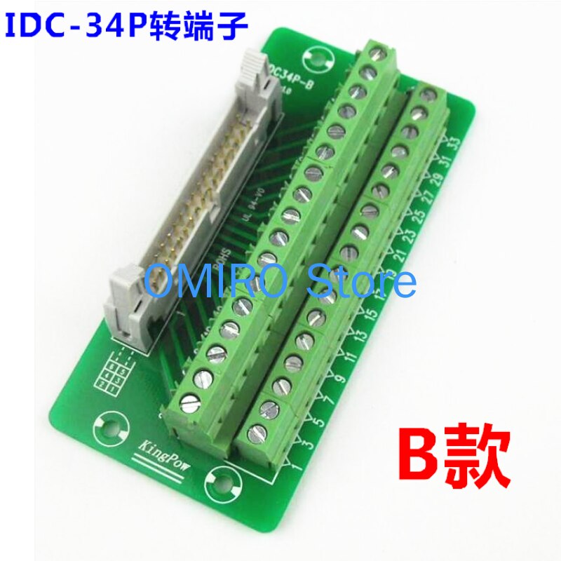 Idc34p Relay Terminal 34P N-turn Terminal PLC Turn Terminal Block 34 Core Turn Terminal