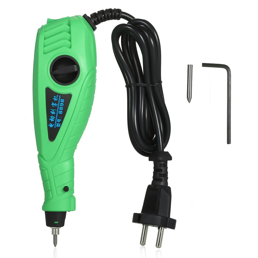 220V mini petit broyeur électrique jade sculpture polissage micro foret gravure stylo angle: green