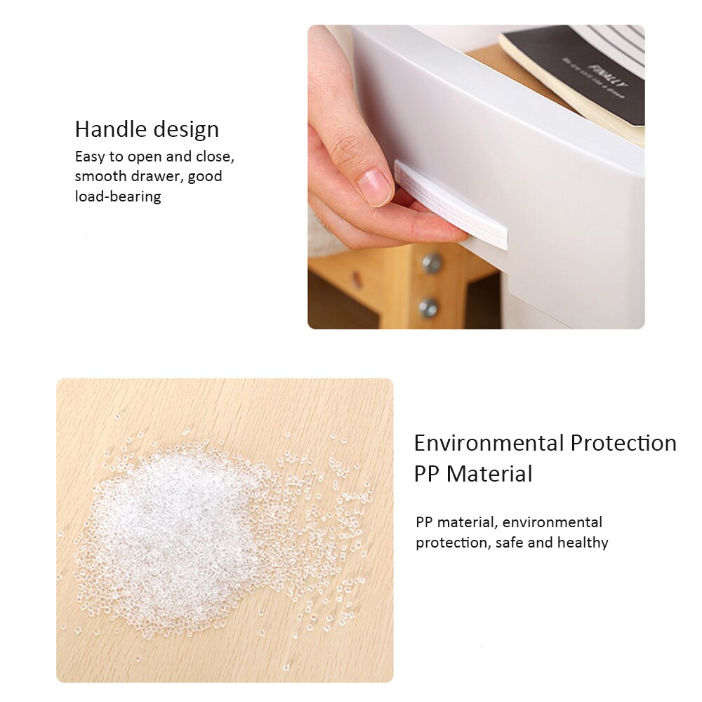 3 Layers Drawer Storage Cabinet Makeup Storage Cabinet Desktop Storage Cabinet Desk File Finishing Box Storage Box For Office