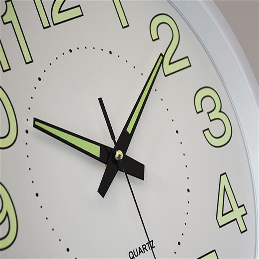 Luminous Wall Clocks Large Clock watch Horloge 3D DIY Acrylic Mirror Stickers Quartz Duvar Saat Klock Modern Mute