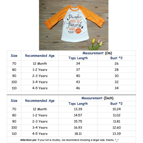 Infant Baby Boy Girl Long Sleeve Autumn Halloween T-shirt Tops Outfits Clothes