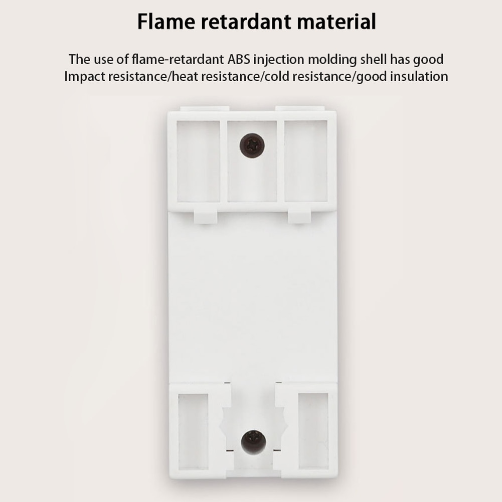 Timing Rental Room Energy Meter Digital LCD Display Current Monitoring 35mm Din Rail ABS Mini Smart WIFI Home Single Phase
