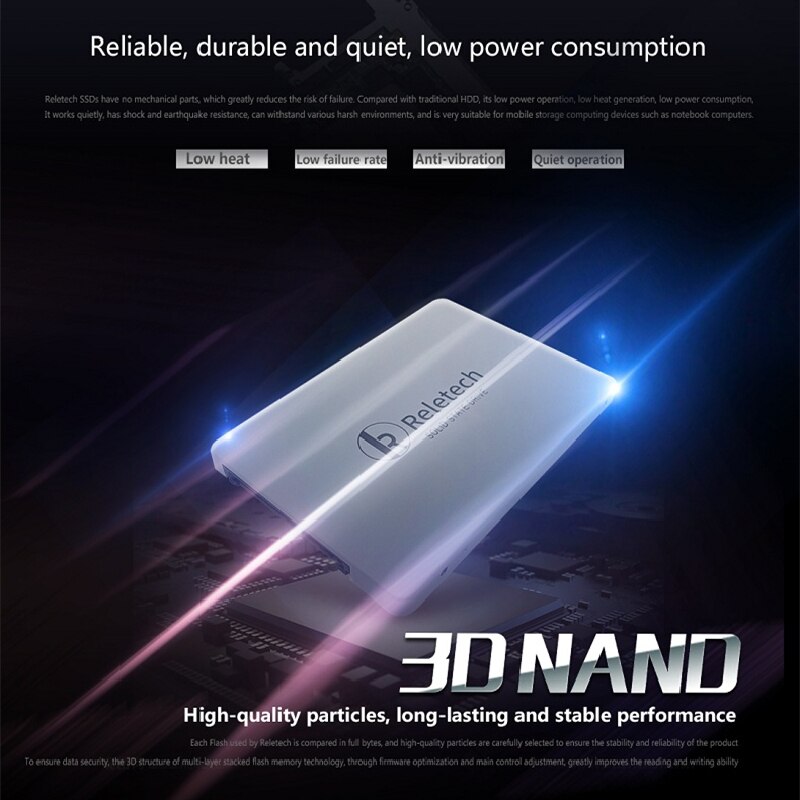 Libertech-disco duro interno de estado sólido para ordenador portátil y de escritorio, SSD de 2,5 pulgadas, SATA Hdd SSD 128G 256G 512G SATA