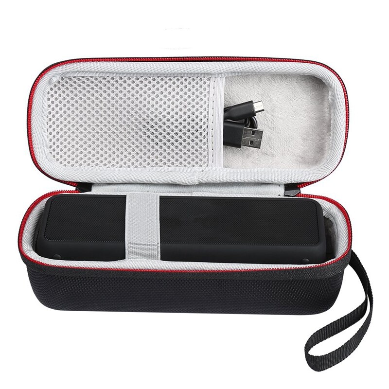 Portable Wireless Bluetooth EVA Speaker Case For Anker SoundCore 2 With Mesh Dual Pocket o Cable Carrying Travel Bag