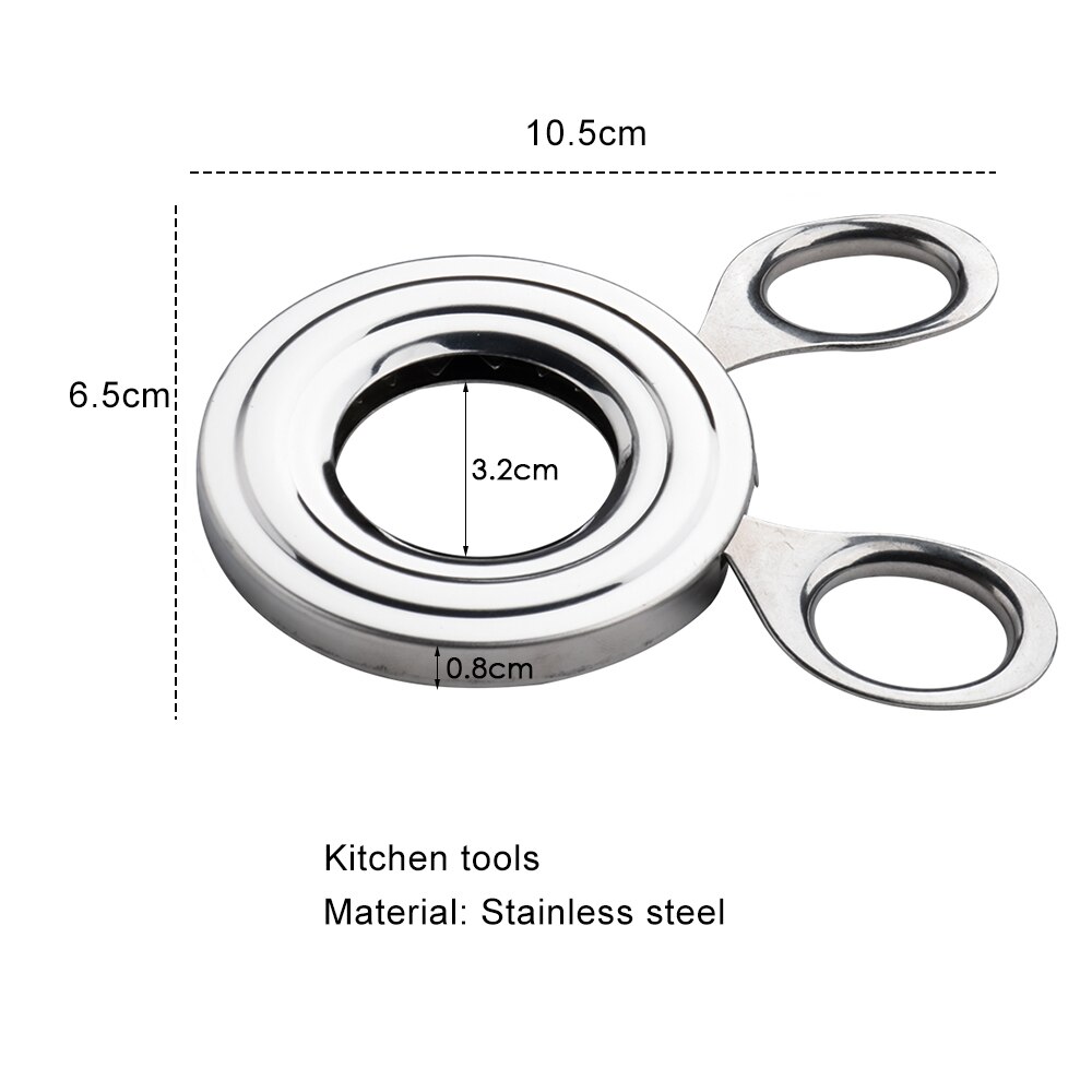 Multifunctionele Rvs Gekookt Ei Shell Topper Cutter Opener Ei Cup Tool Keuken Levert Essentiële Ei Opener