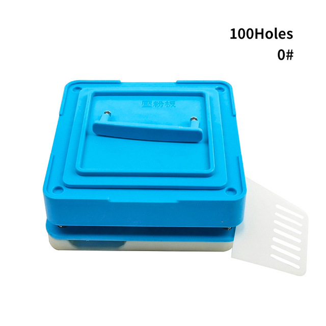 0 #00 #000 # Abs Capsule Machine 6 Capsule Vullen Gereedschap 100 Gat Handleiding Capsule Vulmachine: Clear