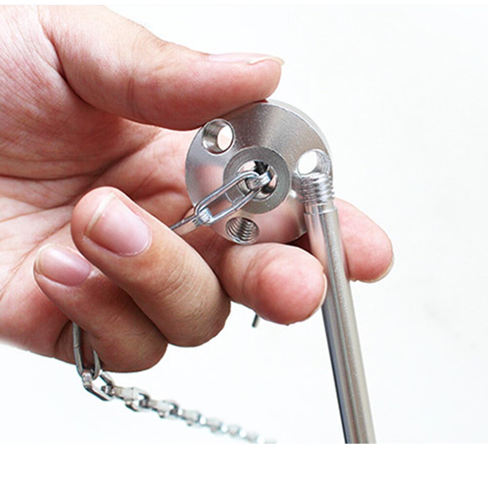 Bärbar grill lägereld stativ ugn gryta teleskopisk höjdjusterbar matlagning stativ stativ lykta hängare för camping picknick bbq