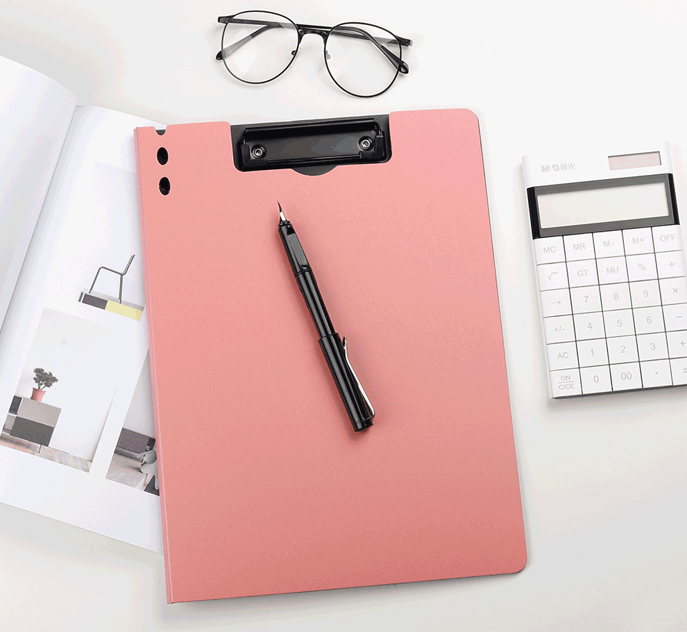 Office Supplies Vertical And Horizontal Secretary Folder Folder Board Folder A4 Information Book Test Paper Storage Clip Pad