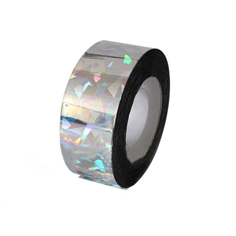 Cinta repelente de palomas para ahuyentar aves, cinta reflectante de doble cara Anti-espantapájaros, cinta de Control de plagas