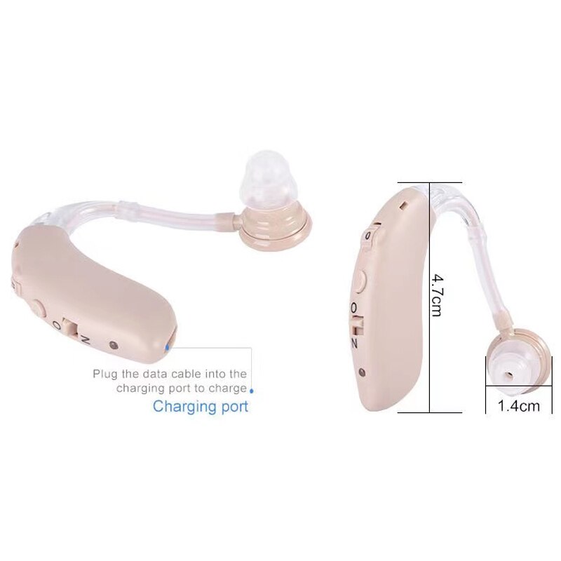 Dispositivo de sordera recargable para ancianos, amplificador Digital portátil, sonido inalámbrico para sordos, triangulación de envíos