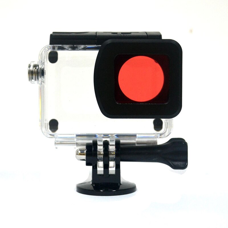 Boîtier étanche avec filtre de plongée, 3 pièces/lot, miroir UV rouge jaune violet pour SJCAM SJ8 AIR PRO PLUS