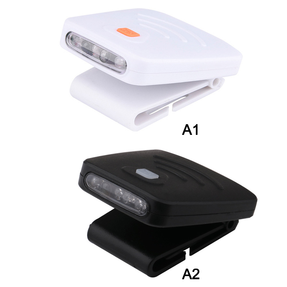 Super Heldere Led Cap Light Koplamp Hoofd Zaklamp Head Cap Hat Light Clip Op Licht Handsfree Vissen Hoofd Lamp outdoor Licht