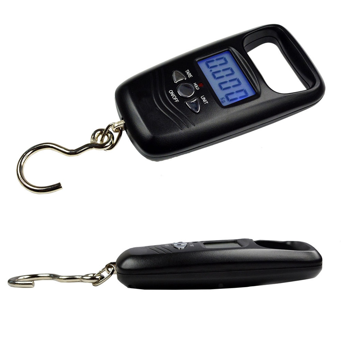 Schaal Haak Vis Gewicht Mini Opknoping Schaal Pocket Draagbare 50Kg Lcd Digitale Opknoping Bagage Weging Vishaak Schaal