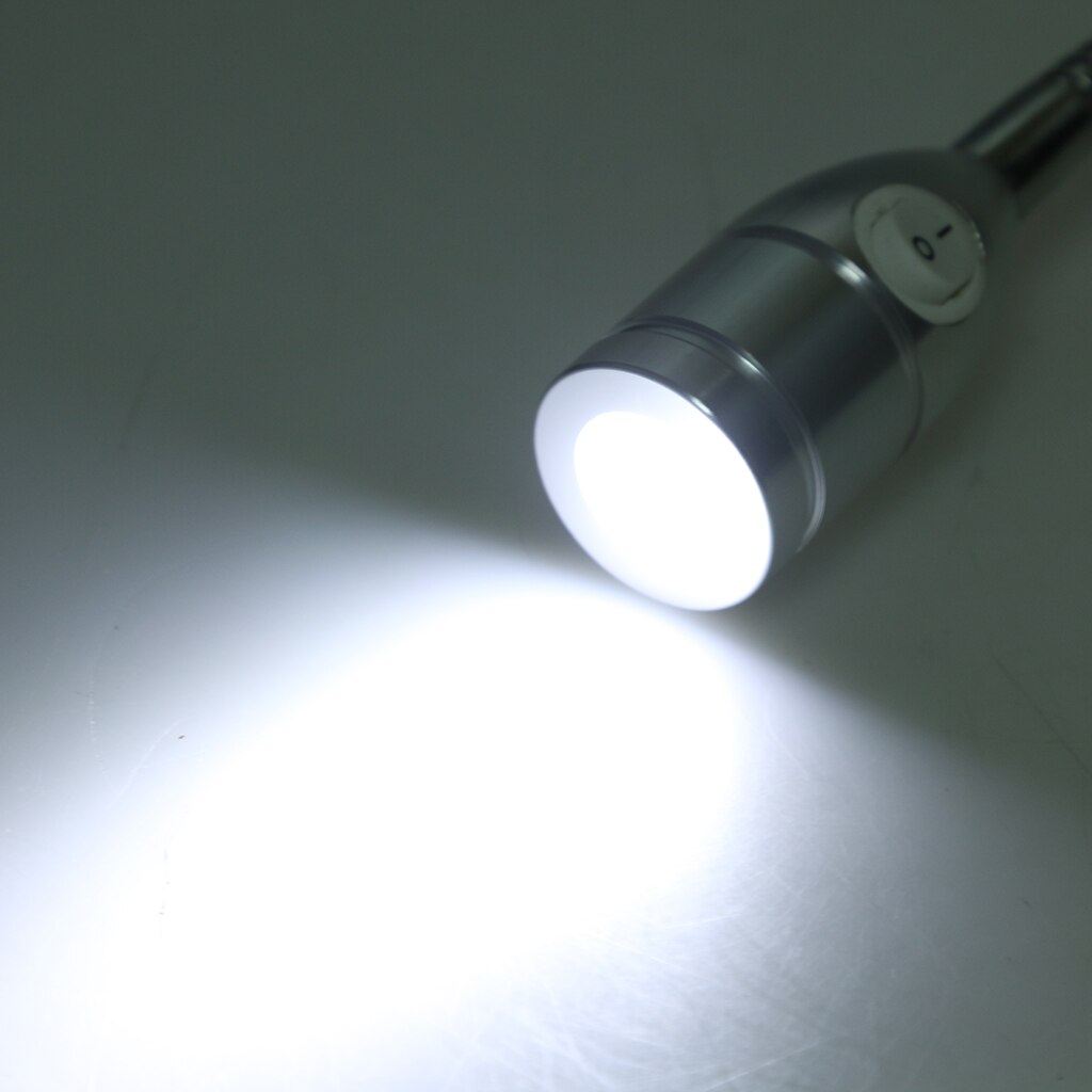 12V 3W Flexible Gooseneck LED Reading Light Wall Mount For Bedroom/Living Room