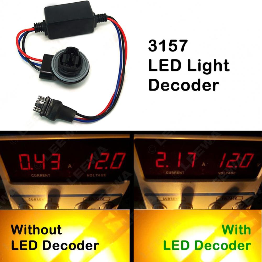 Led Light Decoder ABS Detecting Canceler Accurate Load Resistor for Car Inspection Tools Test Lamp