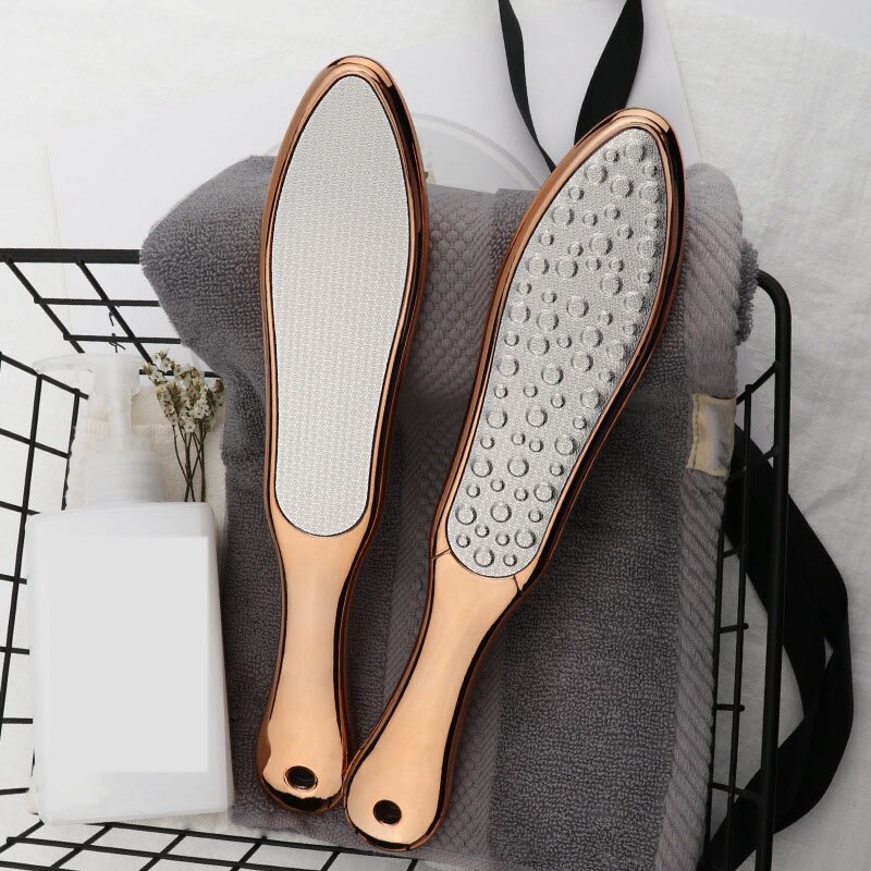 Pedicure Foot Care Tools Voet Bestand Raspen Eelt Dead Skin Remover Professionele Rvs Dubbele Kanten Bestanden