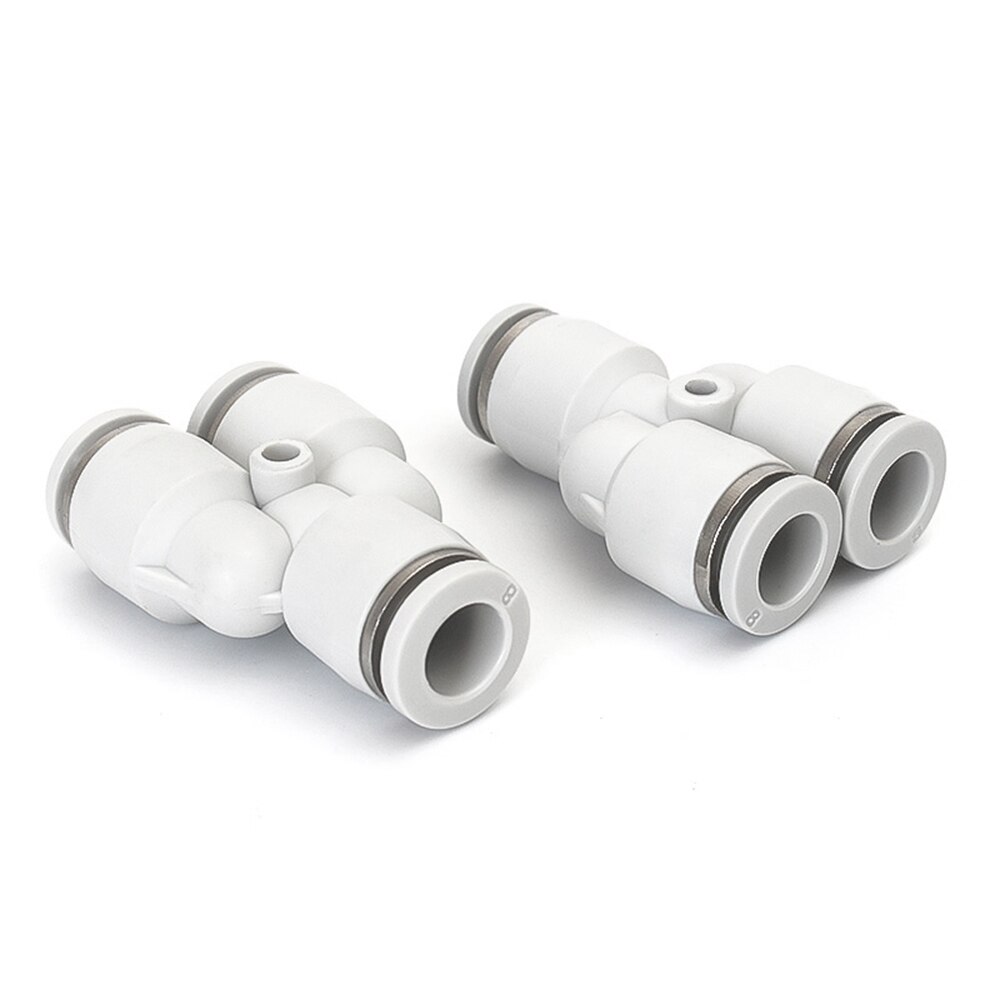 Connector Py 16 PY PW pneumatic connector white T-type connector 4... – Grandado
