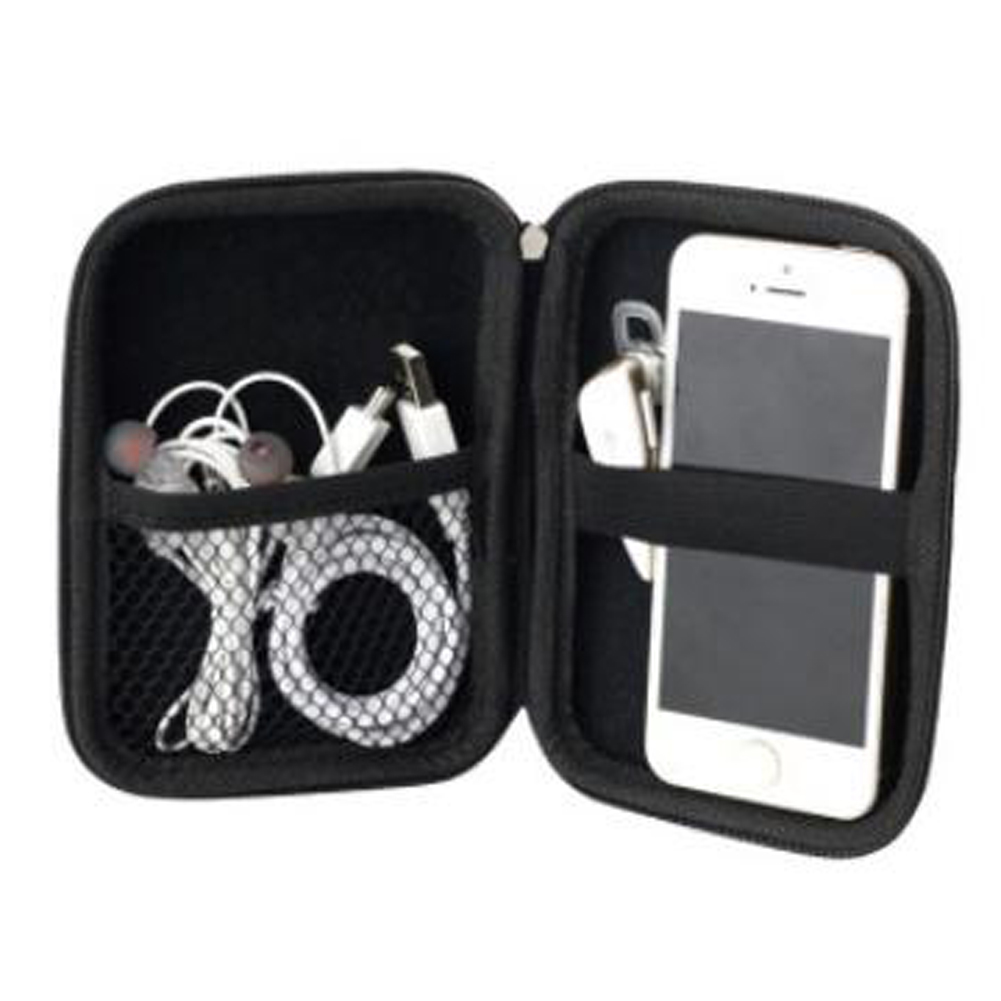 2.5/3,5 Festplatten gehäbenutzen tragbare Festplatten tasche externe USB-Festplatte Trage tasche für hhd ssd/u Disk/Kopfhörer tasche Reiß verschluss tasche