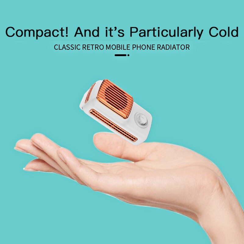 3-Mode Mobile Phone Radiator Phone Cooling Fan Case Cold Wind Handle Fan for PUGB Phone Cooler for iPhone Samsung Huawei Xiaomi