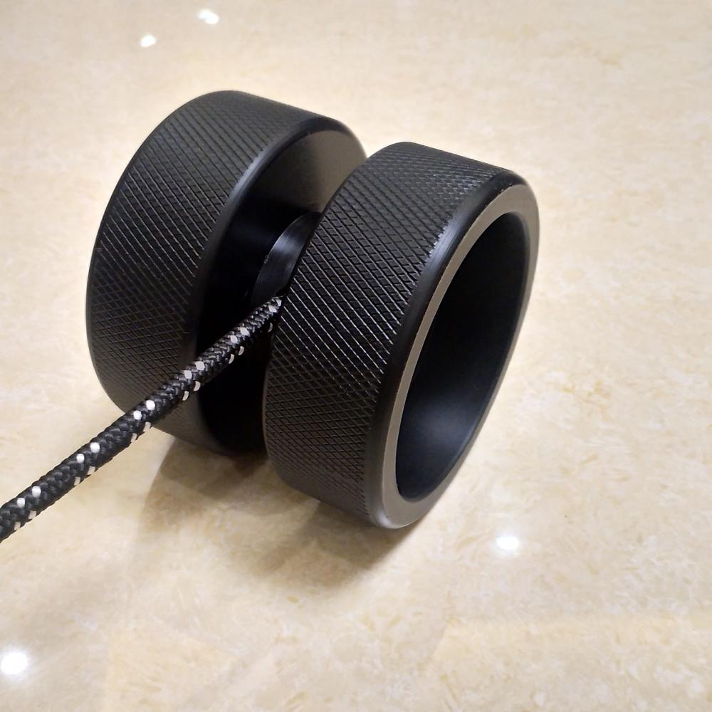 Ejercitador de antebrazo para Fitness, entrenador de fuerza de dedo, rodillo de agarre de mano, cuerda de levantamiento de pesas, pinza de muñeca giratoria antideslizante