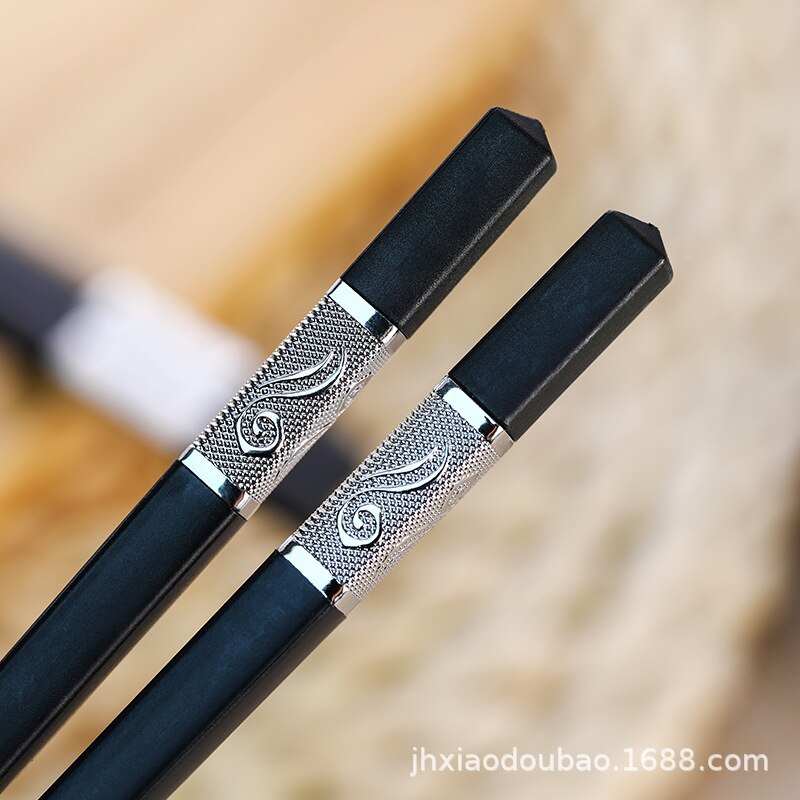 10 pièces chinois Sushi baguettes Palillos Chinos Baguette Chinoise Comida Japonesa coréen Sushi bâtons ensemble famille vaisselle: 10 pieces D
