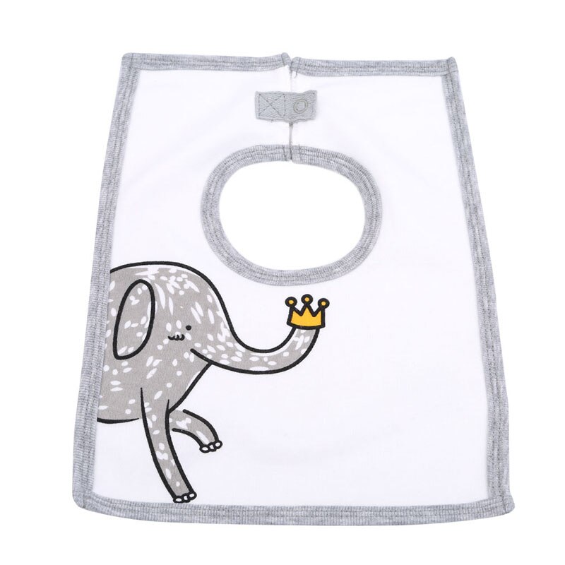 Unissex forma quadrada dos desenhos animados da criança à prova dwaterproof água bandana babadores infantil recém-nascidos saliva alimentação arroz toalha arroto roupas: Gray image on white