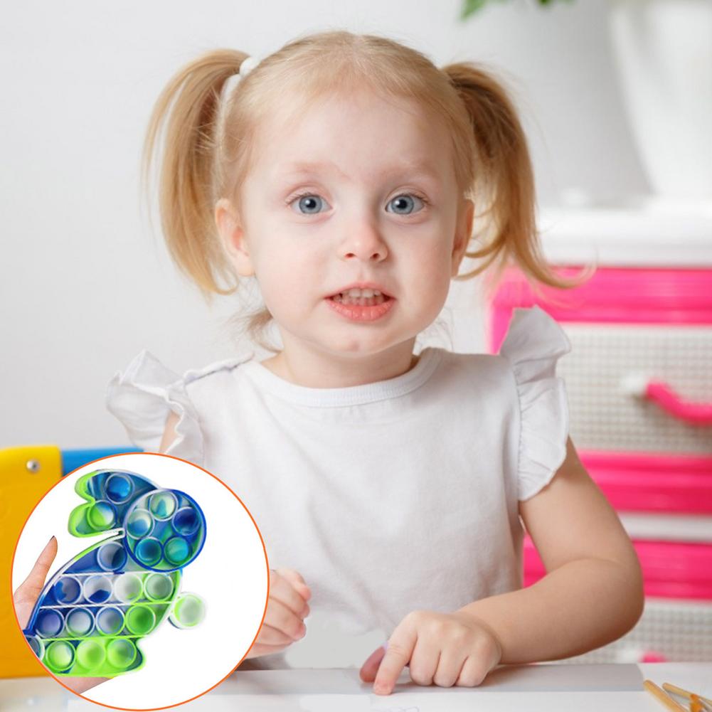 Konijn Schildpad Bubble Zintuiglijke Speelgoed Push Fidget Pops Behoeften Squish Volwassen Kind Grappige Pop Anti-Stress Fidget Het Stress reliver Speelgoed