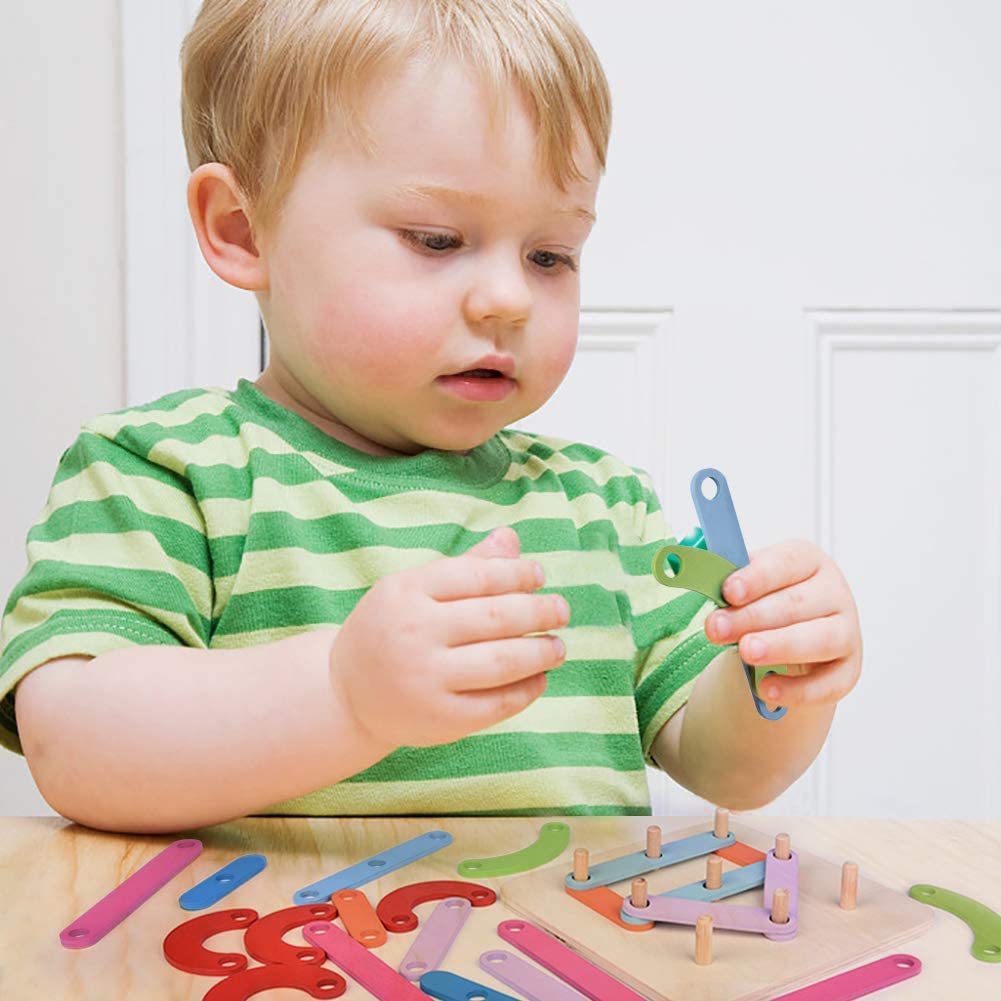 27 pcs preschool learning toys stacking blocks woo vicedeal