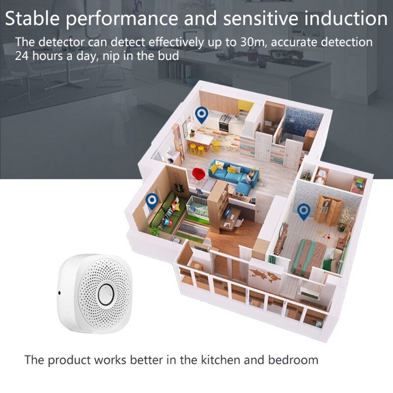 CO GAS Leak Carbon Monoxide Detector LPG Natural CH4 Methane Combustible Leakage Coal Alarm Sensor