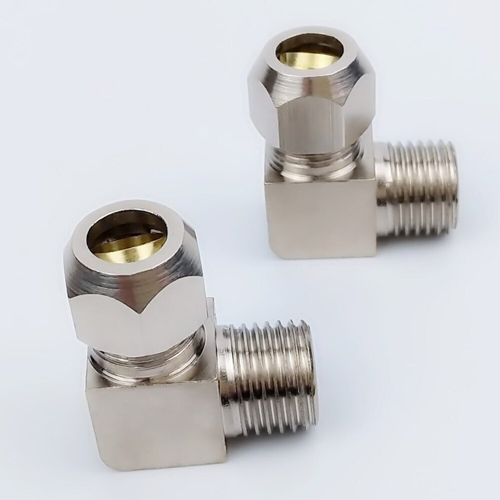 Raccord Compression Laiton 10mm – Lot De 2 Pièces – Neuf