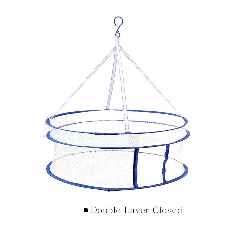 Detachable Double Layer Drying Nets Folding Hanging Clothes Laundry Basket Underwear Dryer Sweater Cloth Net Dry Rack Mesh: A2