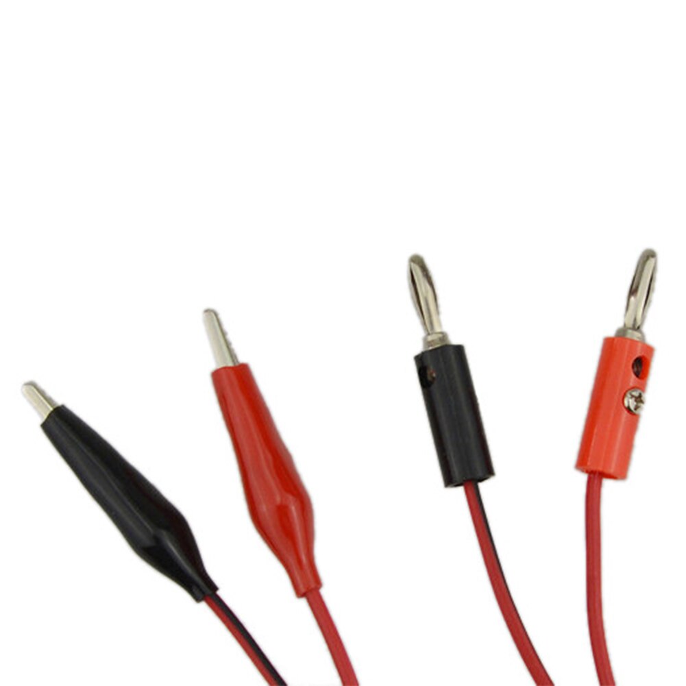 Tool Durable For Multimeter Measuring Connecting 1m Dual Probe Alligator Long Electrical Test Lead