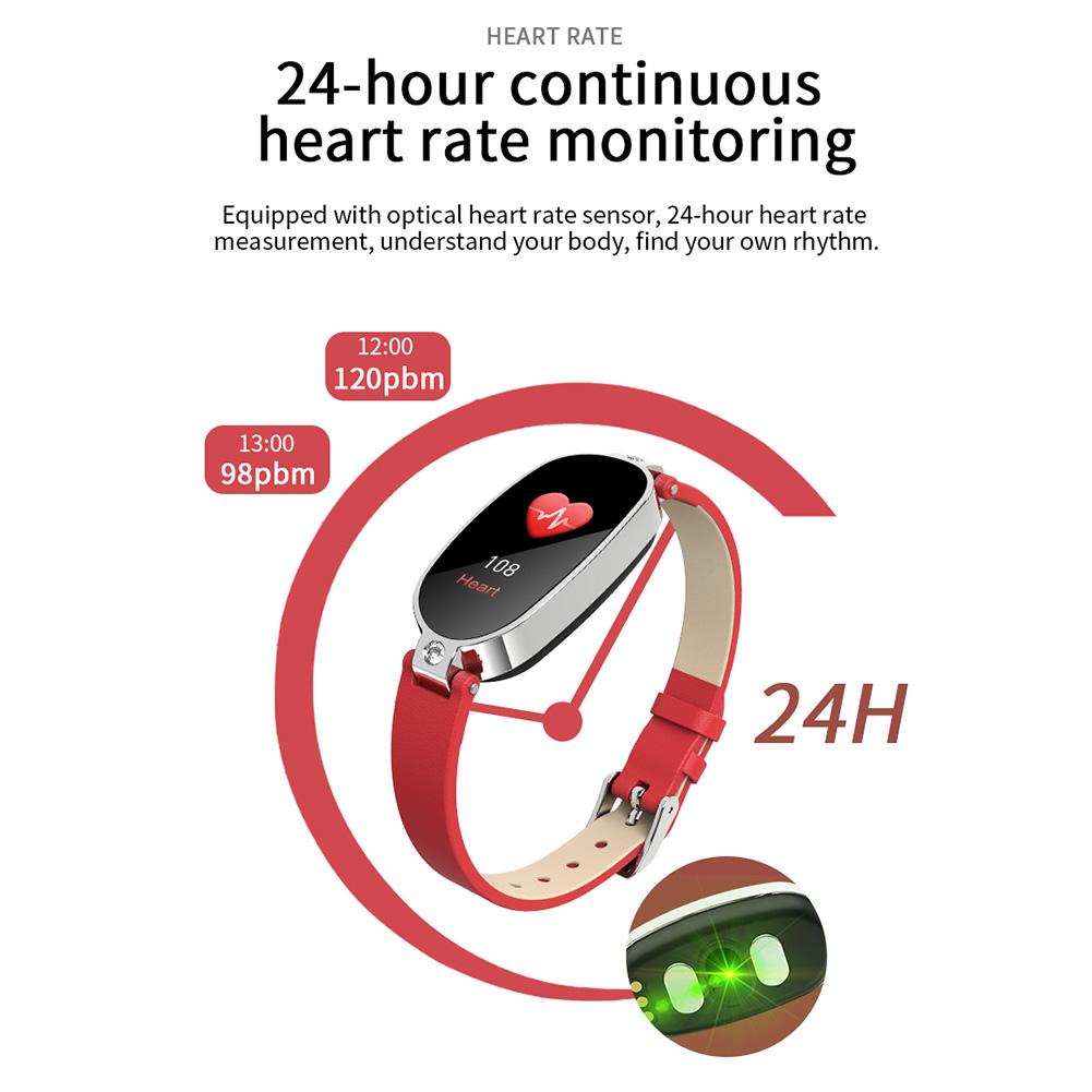 B79 Female Smart Bracelet Fitness Tracker PPG ECG Blood Pressure Double Heart Rate Sleep Monitoring Call Reminder PK S3 S3pro