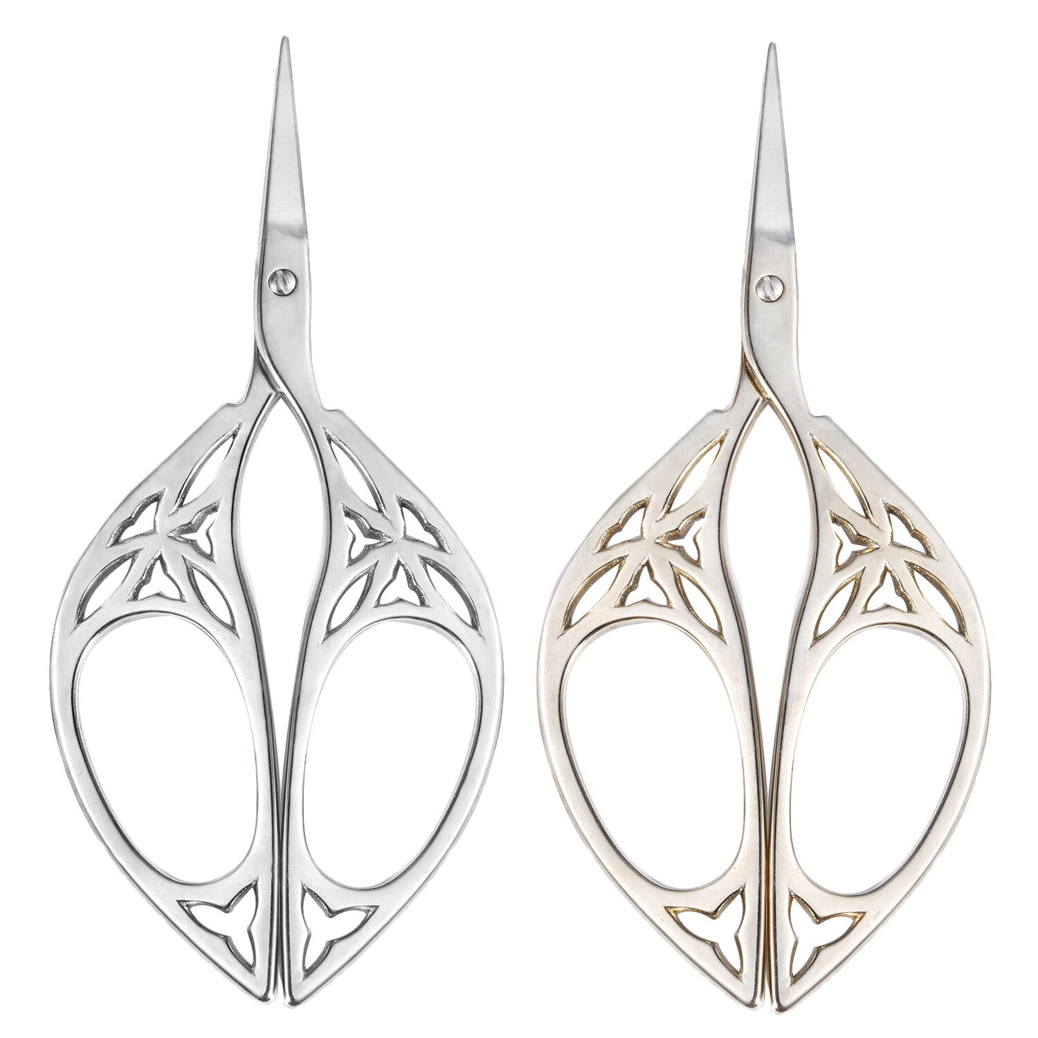 1pc sysaxar för handarbete tygklippning rostfritt stål retro klassisk vintage antik broderi sömnad skräddarsax