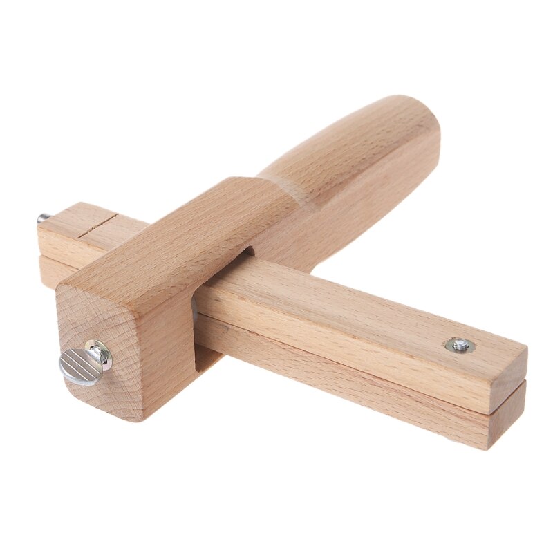 Wood Adjustable Strip Cutter Craft Tool Leather Hand Cutting Tools +5 Blades ferramentas