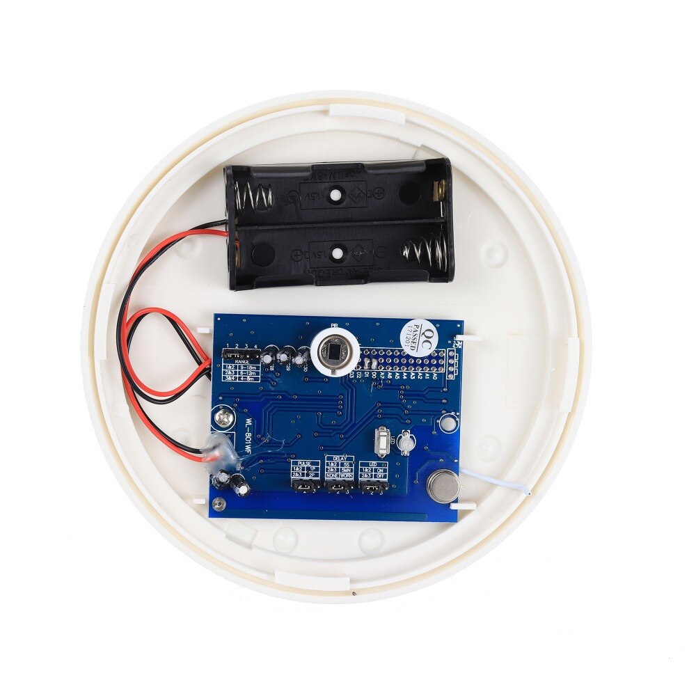 GZGMET 360 Detection Degree Wireless Detector Ceiling Mount Infrared PIR Motion Sensor 433mhz Dual Tech Alarm System Beam