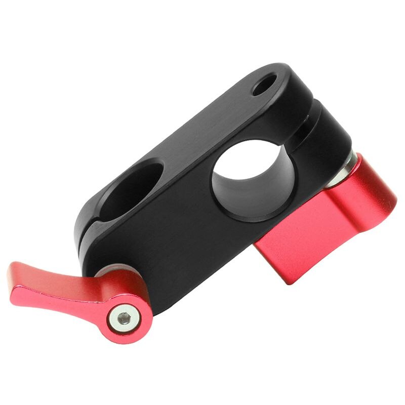 90 Degree Right Angle 15mm Rod Rig Clamp Adapter for 5D2 5D3 A7sGH4 DSLR Camera Photography System Photo Studio Handgrip Monitor: Default Title