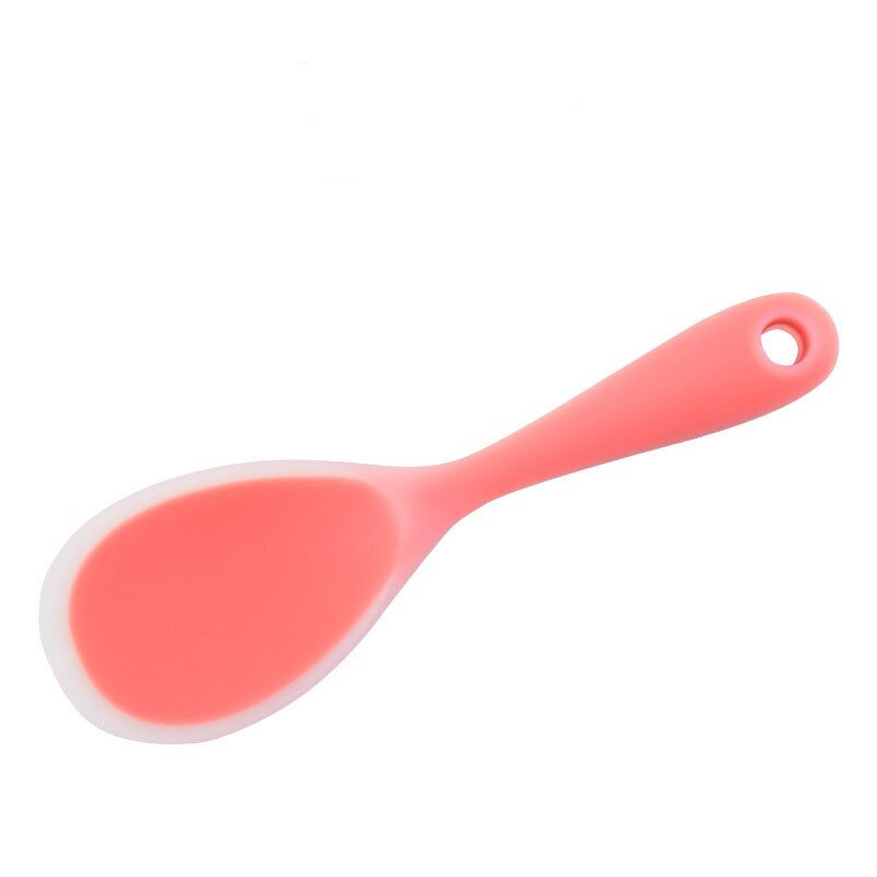 Silicone Rice Scoop High Temperature Resistant Rice Spoons Anti-scalding Rice Paddle For Kitchen Utensils