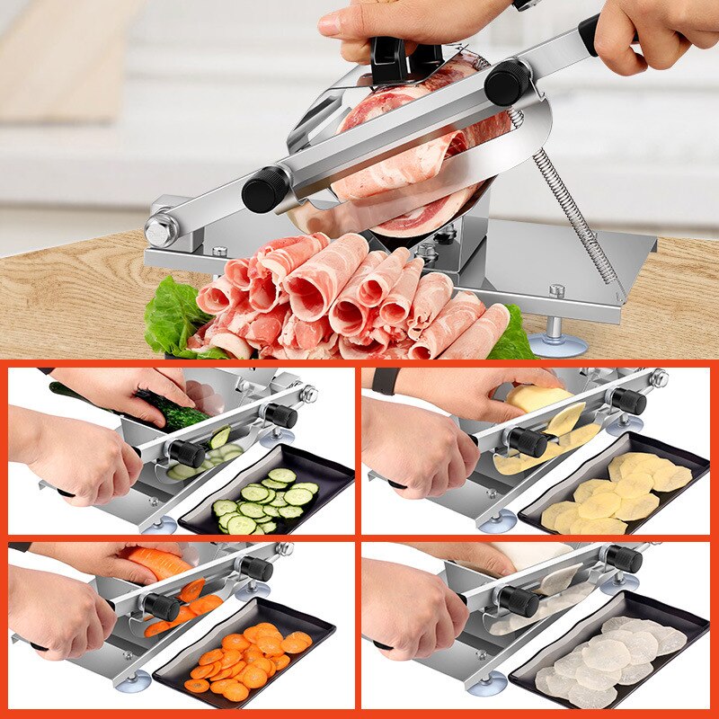 Fleisch Schneidemaschine Automatisch Liefern Fleisch Lamm Schneidemaschine Manuelle Schneiden Maschine Fleisch Schneiden Artefakt Einfach-schnitt Gefroren Rindfleisch und Hammel