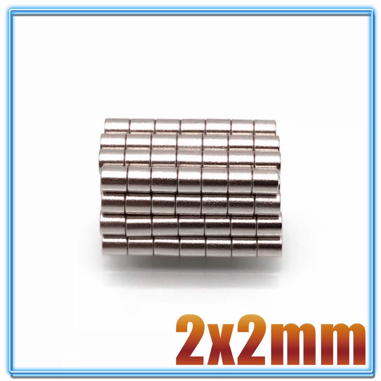 100 ~ 10000 stk 2 x 2mm små magneter runde 2mm*2mm neodymmagnetskive 2 x 2 permanente ndfeb supersterk kraftig magnetisk 2*2mm